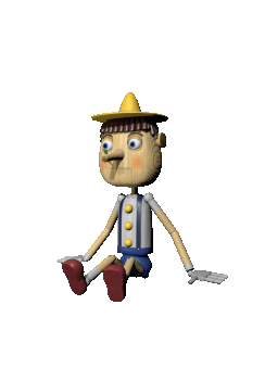 marionnette pinocchio de Fabrizio