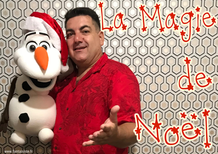 ventriloque à Marseille avec olaf le bonhomme de neige fantaisiste de fabrizio