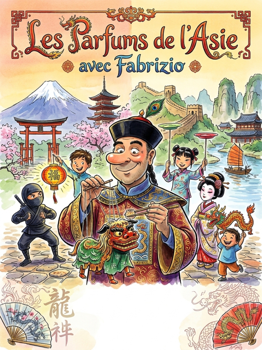 Spectacle de magie avec Fabrizio,Les parfums de l'Asie à Martigues,Marseille,Istres,Fos-sur-Mer,Port de Bouc,Miramas